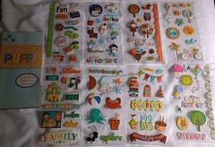 3Birds Sparkly Puffs Fun Dimensional Puffy Sparkle Stickers 8 sheets /401