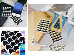 10 Sheet (240-Pack) Photo Corners Self Adhesive Photo Foto Corner Stickers for S