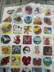 Vintage 1985 Institutional Financing Services Multi-Colored Stickers