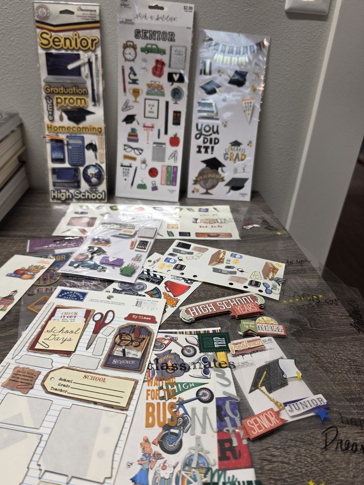 High School Senior Scrapbook Lot