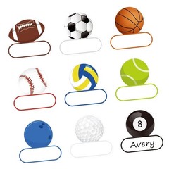135Pcs Animal Theme Adhesive Name Labels 3x3Inch Kids Clothing Name Sticker
