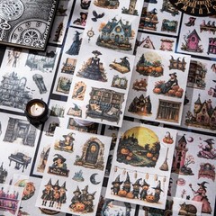 20 Sheets Gothic Witch Stickers Journaling Planner Scrapbooking Decorative Craft
