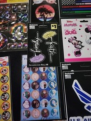 New Sticker Lot of 23 Sheets Skulls, Disney, Love, Air Force, 1980’s Etc..New!