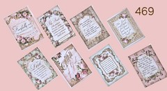 Vintage Style Victorian Bible Verse Cards Inspirational Faith Crafts