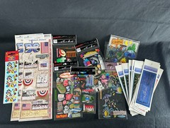 Lot of Travel Bahamas Washington DC Las Vegas Scrapbook Stickers and art