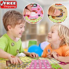 Scratch and Sniff Stickers, 1152 Pieces Fruits and Foods Snacks Smelly Stickers,