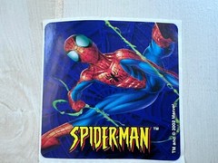 VTG Sandylion Spiderman stickers Lot Of 21 MediBadge RARE Stickers 2002, 04 2.5”