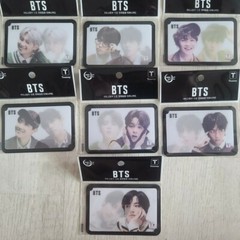 BTS X CU Tmoney T money Official Lenticular Photo Card Limited Rare