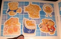 Vintage Hallmark Stickers Book Forever Friends Teddy Bears Activity Book UK New