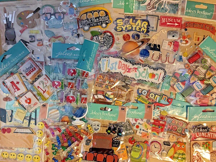 Jolee’s Boutique Stickers SCHOOL TEACHER SCIENCE LIBRARY & MORE -YOU PICK – NEW