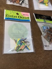 Eyelet Outlet Brads Lot of Animals NEW 6 packs Card Making Scrapbooking