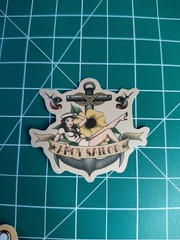 3 Retro Sailor Tattoo 2″ Stickers Navigation Ship Women Anchor Motorcycle Biker