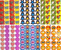 10 WHOLESALE bulk sticker pack, HUGE variety of themes characters animals & more