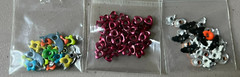 Decorative Eyelets various styles and colors YOU PICK