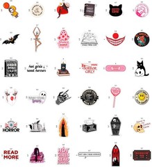 Thriller Mystery Stickers Set – 100 Waterproof Bookish Decals for Stylish Users