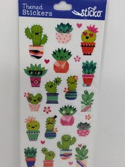 Cactus Stickers | Succulent Plant Stickers – 31 Asst Pcs (nm5238608)