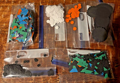 Halloween Spider Craft Kit Pre-Cut Paper Pieces for 40+ Spiders Classroom Party