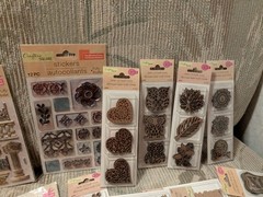 Huge Scrapbook Embellishment Lot Stickers Craft Supplies New