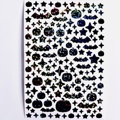 Holographic Sparkle Halloween Sticker Sheet! – Choose a Color!