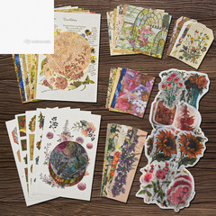 Vintage Scrapbooking Supplies Kit Vintage Stickers for Scrapbooking Journaling A