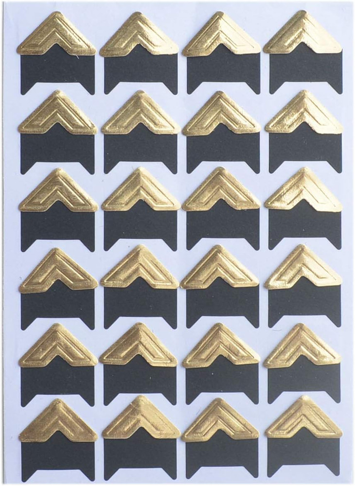 10 Sheet (240-Pack) Photo Corners Self Adhesive Photo Foto Corner Stickers for S