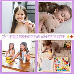 45Pcs Magnetic Reward Jar for Kids, Large 9.8″ Star Jars Reward System, Magnetic
