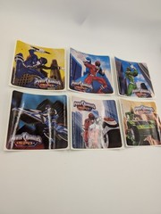 Sandy Lion Power Rangers Vintage Sticker Set Of 6 Pediatric Office Hospital Kids