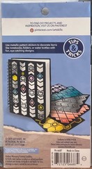 ArtSkills Crafters Closet geometric pattern Stickers Modern Metallics PA-6687