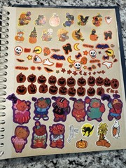 Vintage 1980s Sticker Book Album Lisa Frank Gremlins Scratch N Sniff And More