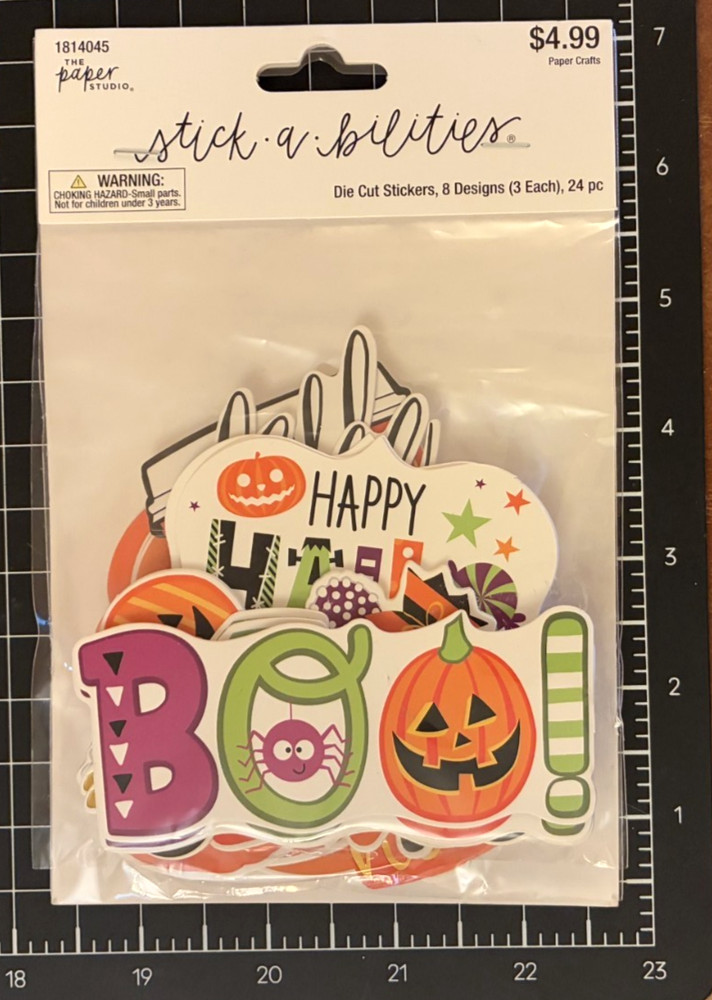 The Paper Studio Stick-A-Bilities HALLOWEEN Die Cut Stickers