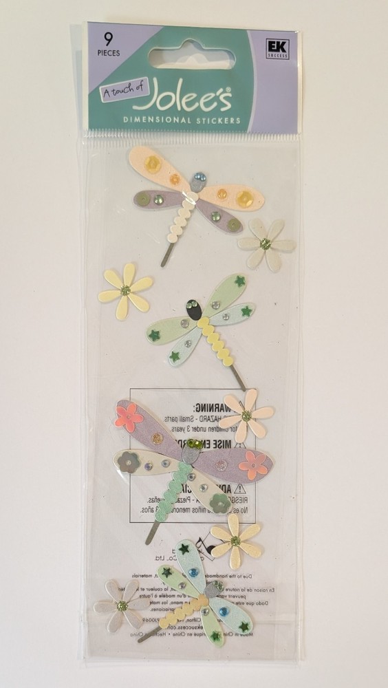 Jolee’s Dragonflies Dragonfly Themed Scrapbooking Stickers