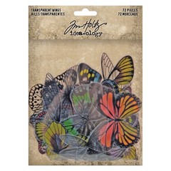 Tim Holtz, Advantus Transparent Wings, white 72 Count Medium, White