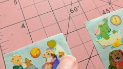 Vintage Sandylion Stickers Mother Of Pearl Teddy Bears Dentist/Bedtime 2 Modules