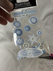 Sandy Lion & Love Nicole 3D Winter Stickers Scrapbook Crafts 4 Pkgs
