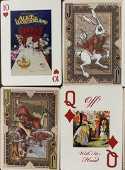 Alice in Wonderland Single Swap Playing Cards -Lot of 18 Cards Themed
