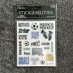 Lot Of Soccer Stickers for Scrapbooking & Paper Crafts – NEW-Variety of Brands