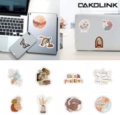 Vintage Aesthetic 50 Pcs Waterproof Stickers for Laptops & Water Bottles
