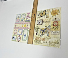 3D Create and Craft Card and Scrapbook Toppers a Variety of Subjects Nearly 200