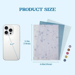 Versatile Blue Scrapbook Paper & Fabric Set – Perfect for Boys’ Birthday Crafts