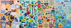 469+ Hobby Lot DIY Scrapbooking Stickers Great Variety of Supplies Lots Themes