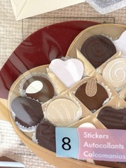 4 PC LOVE THEMED~jolee’s CHOCOLATE HEART Embellishments + 1 ITEM IS FREE All New