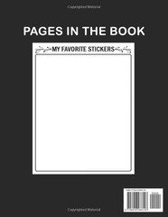 My Sticker Collecting Book Album: Blank sticker album for collecting…