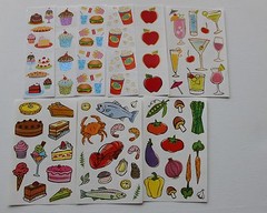 Mrs. Grossman sticker sheet You Choose – Food Kitchen B