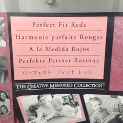 New/Sealed ‘2005’ Creative Memories ‘Perfect Fit Reds’ Photo Mounting Paper