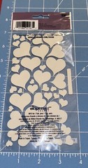 Ek Success Sticko Foil Hearts Red STICKERS Scrapbooking, Valentines, 41pcs