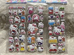 Retro Vintage Look Hello Kitty 3D Bubble Puffy Stickers 3 sets (#31)