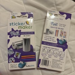 Hello Blink Foil Sticker Maker Refill Pack Lot of 2 (80 Count EACH) New Sealed