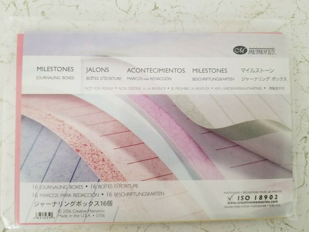 Creative Memories Scrapbooking Photo Mounting Paper