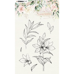 STUDIO LIGHT – CLEAR ACRYLIC STAMPS – ANOTHER LOVE STORY – LILY
