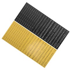 20 Sheets Socket Wrench Sticker Tool Wall Organization Organizer Labels